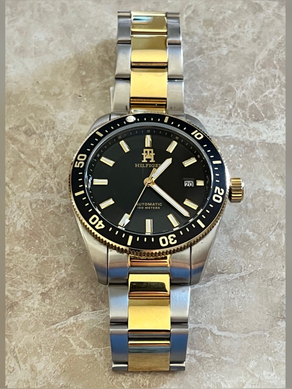 Tommy Hilfiger TH85 Men's Automatic Two Tone Stainless Steel Watch